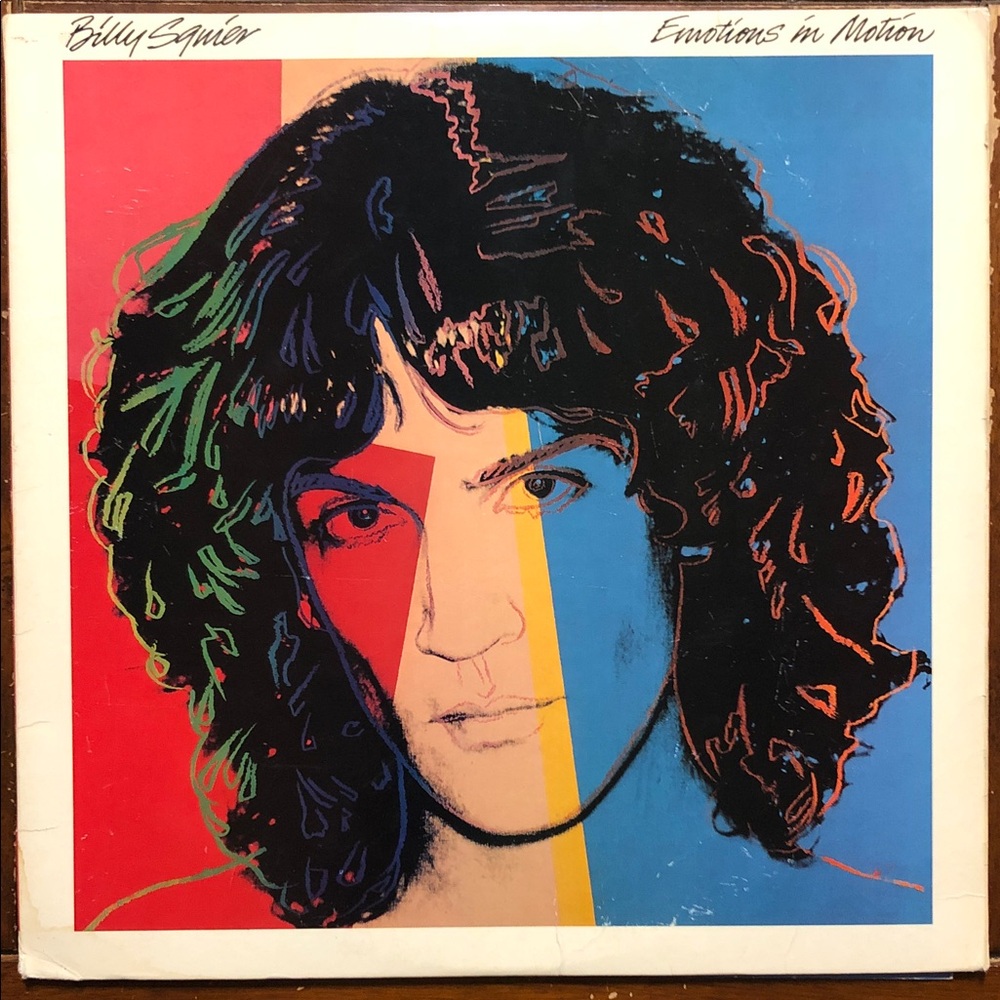 Billy Squier Vinyl Lp Record Album Emotions In Motion ‘82